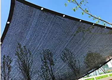 HDPE Knitted Plastic Sun Shade Net , Sun Screen Fabric 1-6m Width